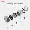 Zinc Alloy Flexible Hose External Thread Connector