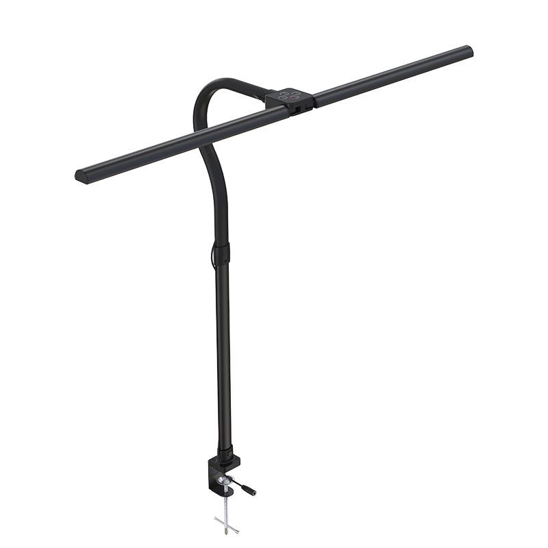 

Двухголововая светодиодная настольная лампа для офиса, учебы или чтения с защитой глаз