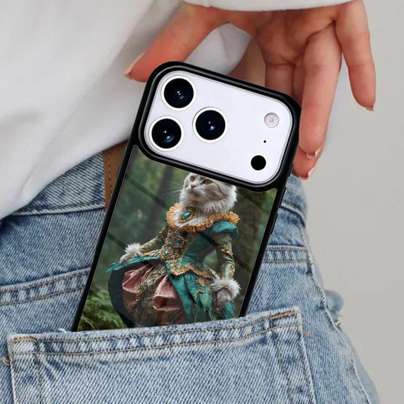 Renaissance Cats Rich Art Phone Case for iPhone 17ProMax 12 13 14 15 16e 17 Pro Max Plus Air Cover