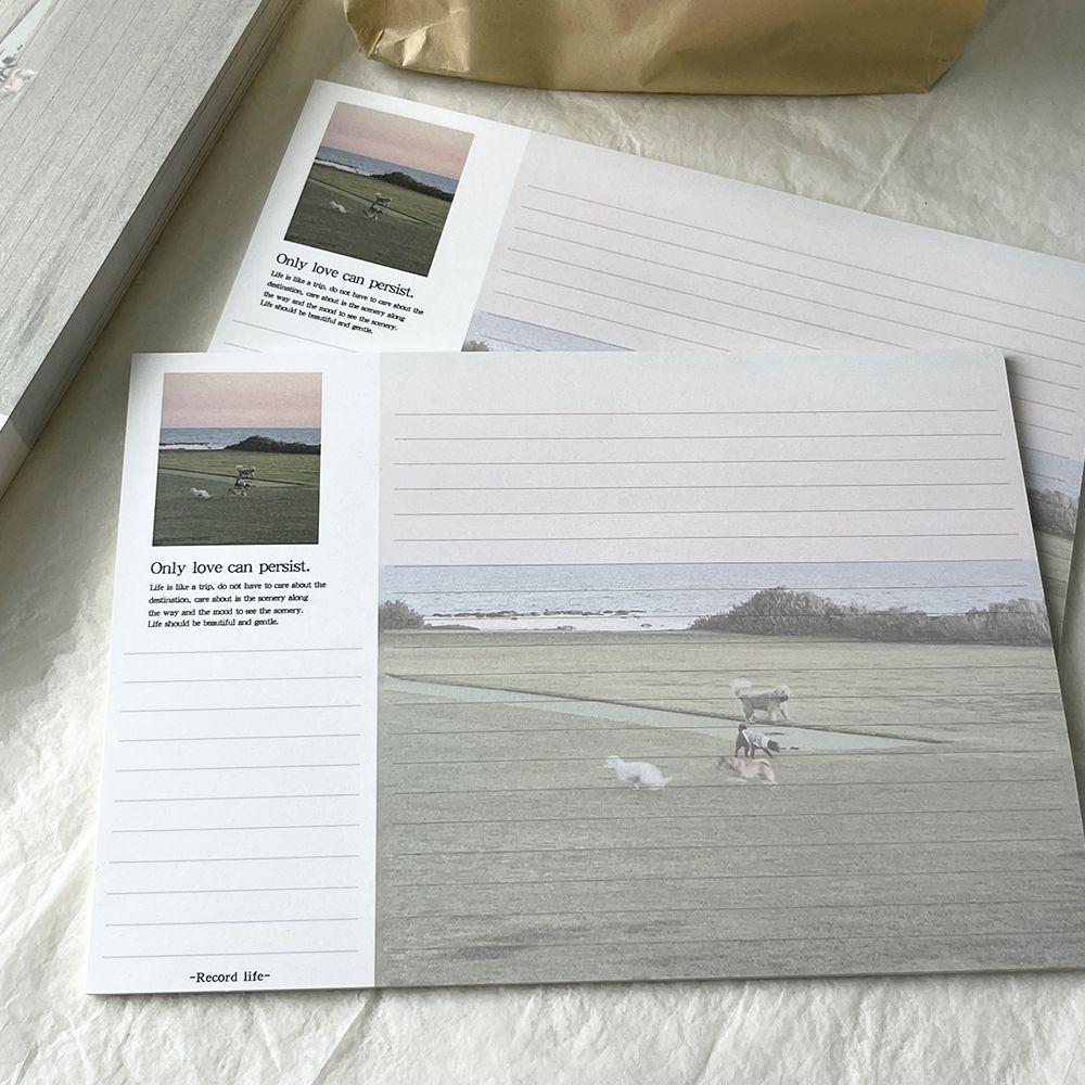 B5 British Scenery Sketchbook, Tearable Student Notepad In Xiaohongshu Style