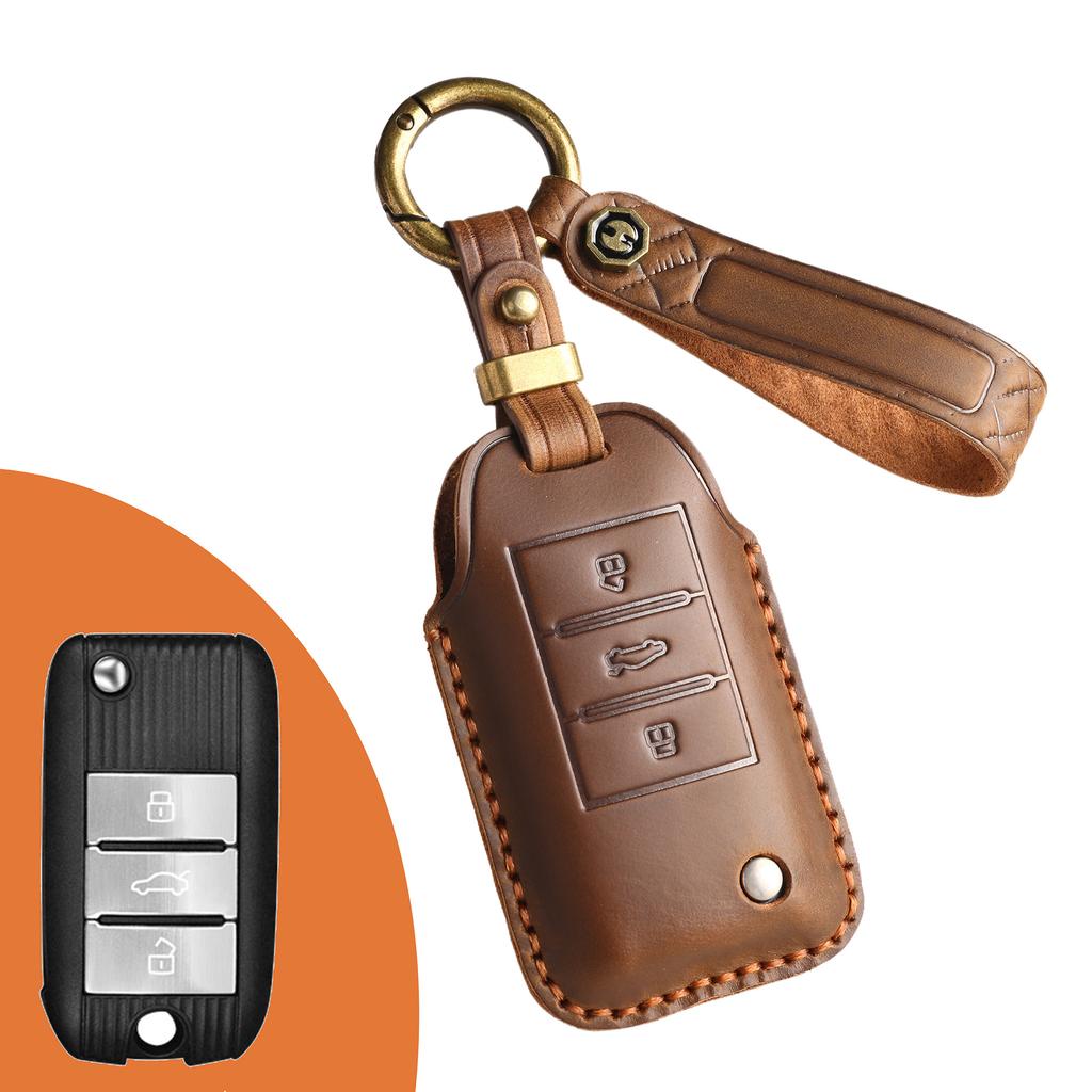 Retro Key Cover Is Suitable for Roewe Ei6 Key Bag MG Special Roewe Rx5plu's Car Protective Case.