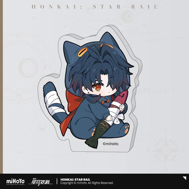 Sunsyea Honkai Star Rail Official Merch miHoYo Original Authentic NSSS Series Q Version Acrylic Stand Badge Keychain