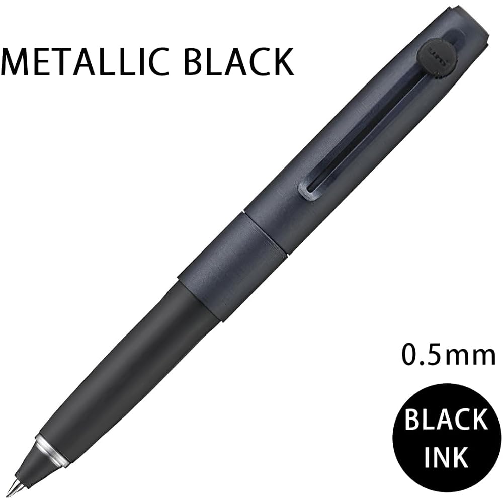 Uniball Zento/Uniball Zent Signature Model 0.5mm [Metallic Black]