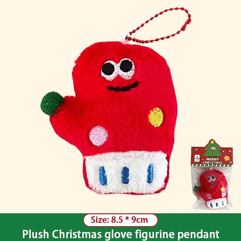 Christmas Plush Toy Hanger Christmas Tree Decoration Santa Claus Backpack Keychain Hanger Penguin Small Pendant