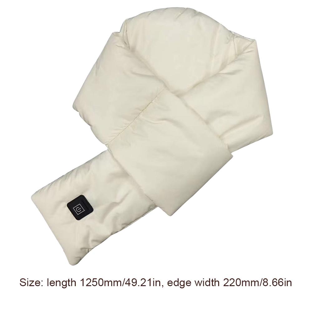 Electric Heating Scarf Heating Pads 3 Gear Heating USB Heater  Thermal Shawl Outdoor Warm Neck Brace Warm Bib For Women Men