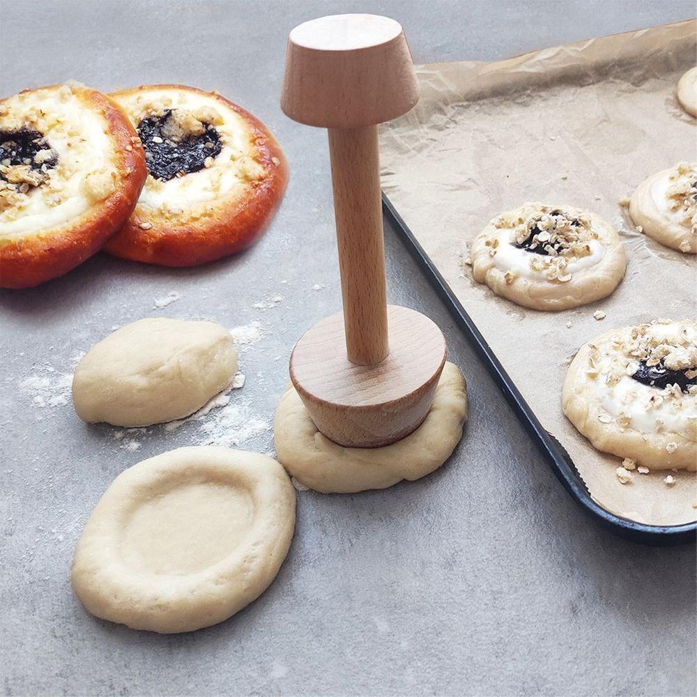 Zweiseitiger Holz-Tarteletten-Schläger