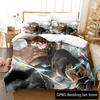 Anime Zenitsu Agatsuma Demon Slayer Bedding Set Single Twin Double Queen King Cal King Size Bed Linen Set