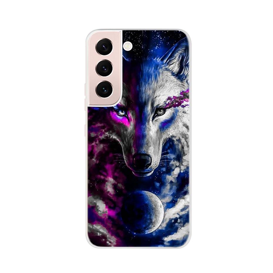 Beautiful Flower Phone Case For Samsung Galaxy S22 Pro S 22 Ultra 5G Case Cute Cat Soft Silicone TPU Cover For Samsung S22 22Pro