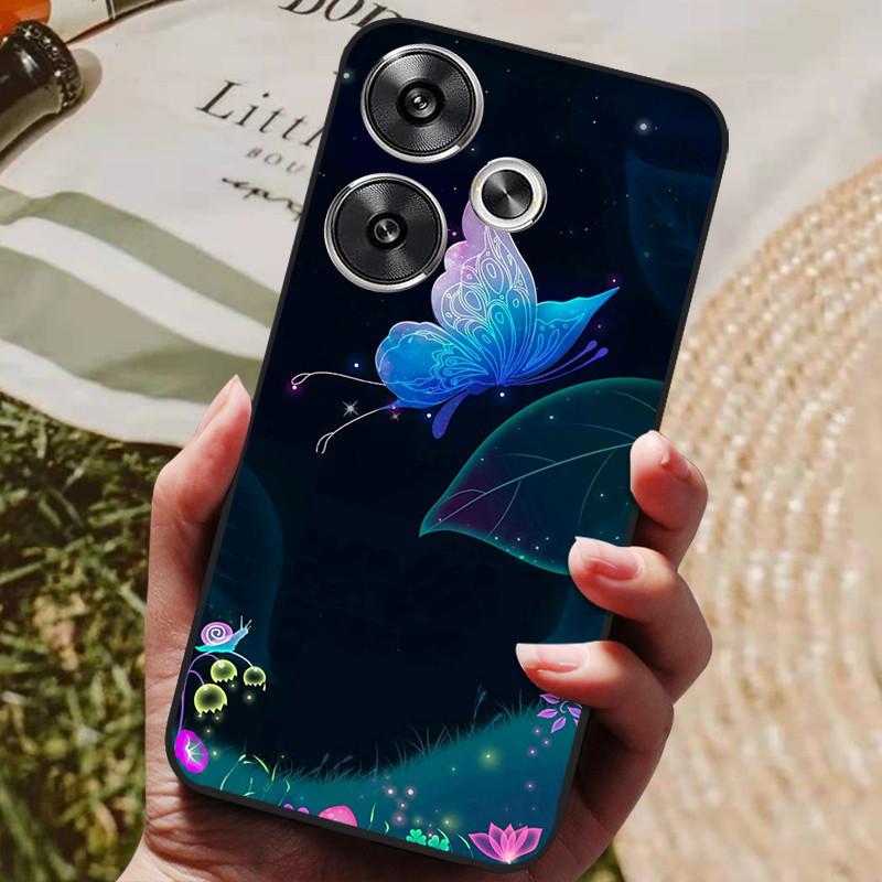 For Xiaomi POCO F6 Case POCOF6 Luxury Phone Silicon Back Cover For Xiaomi POCO F6 Cases  F 6 Protective Shockproof Shell Capas