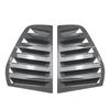 For VW Golf 5 MK5 5 Doors 2003-2010 Car Rear Louver Window Side Shutter Cover Trim Sticker Vent Scoop  Carbon Fiber Look ABS