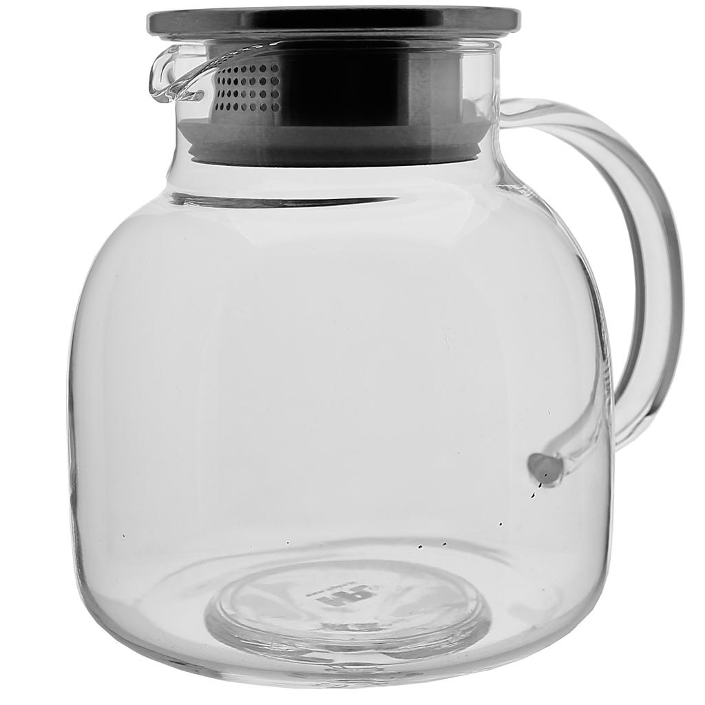 Glass Jug For Water, Juice, Tea, Coffee, Hot 1.2L