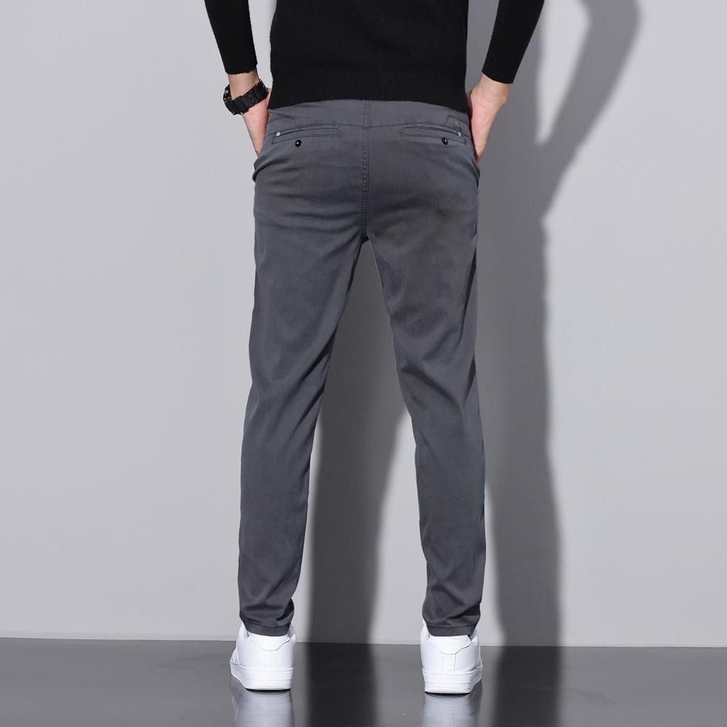 Chaolunbu Men's Slim Straight Business Casual Pants - Spring & Autumn Korean Style Trend