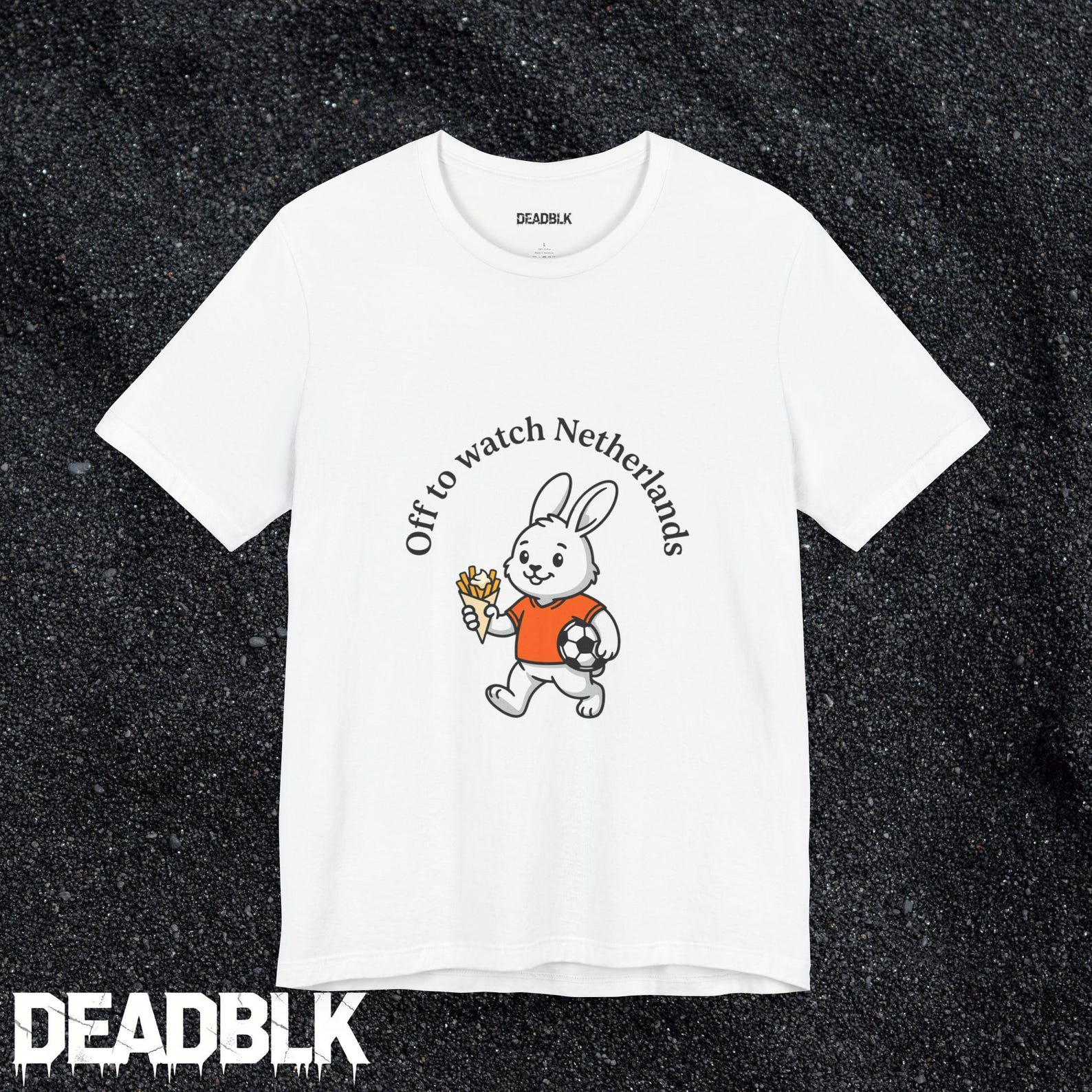 Netherlands Football Bunny Tee | Orange Fan Shirt, Matchwatching S