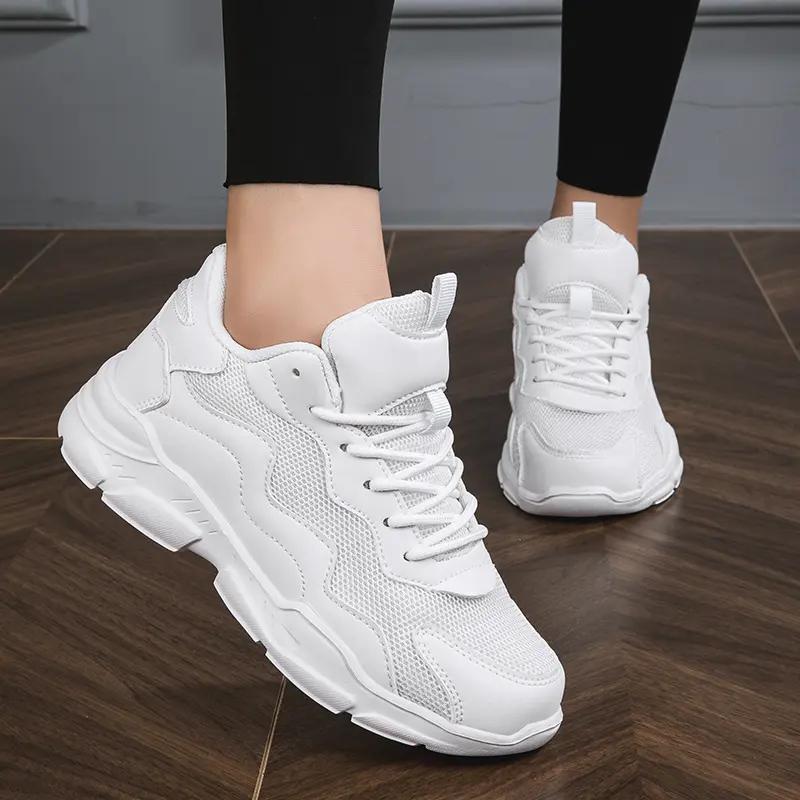 All Seasons Women's Sports Shoes Flat Bottomed Walking Shoes with Mesh and Thick Soles Are The Best Women Shoes for Walking All Day Long At Work