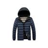 Lightweight Cotton Coat Men's Winter Contrasting Color Graphene Full Print Removable Cap Thickened Hooded Jacket Men