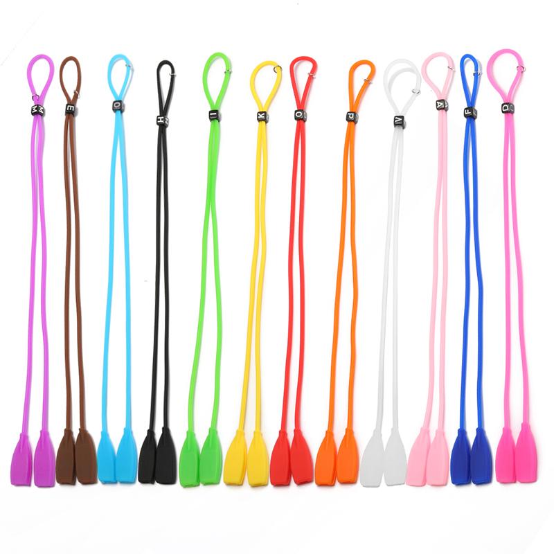 5 Pieces Per Set Adjustable Elastic Glasses Strap Soft Anti-slip Silicone Eyeglasses Rope High Quality Eyewear Lanyards