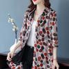 Bürodame Stilvolles Polka Dot bedrucktes Hemd Lässig Halbarm Damenbekleidung Einreihig Sommer Koreanisch Locker Midi-Bluse