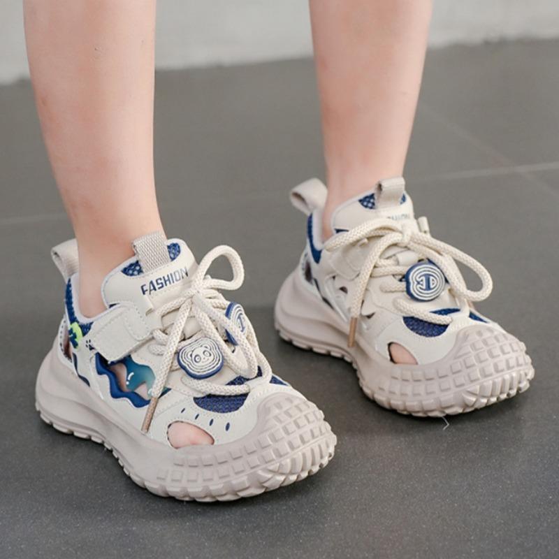 Soft-soled Children's Shoes Breathable Mesh Casual Shoes Non-slip Boys' Sports Shoes Hollow Frame Shoes