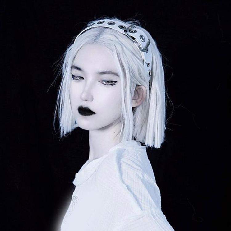 Fashion Punk PU Headband with Studded Rivet for Parties Nightclubs