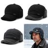 Cotton Winter Beanie Hat For Men With Ear Flap Warmth And Windproof Protection For Outdoor Activities