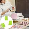 Cake Scraper 3 Pcs Plastic Dough Scrapers Bread Dough Cutter Scrapers Cake Edge Smoothing Cutter for Kitchen Pastry Cake Dough Bread Pizza Baking