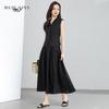 Women's Elegant Linen Vest & Skirt Set