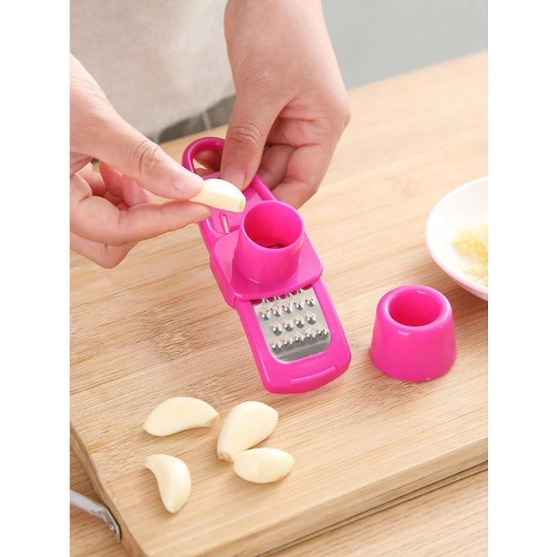 2pc Home Multi functional Garlic Grinder, Manual Garlic Mash Stripping Tool, Creative Kitchen Small Tool