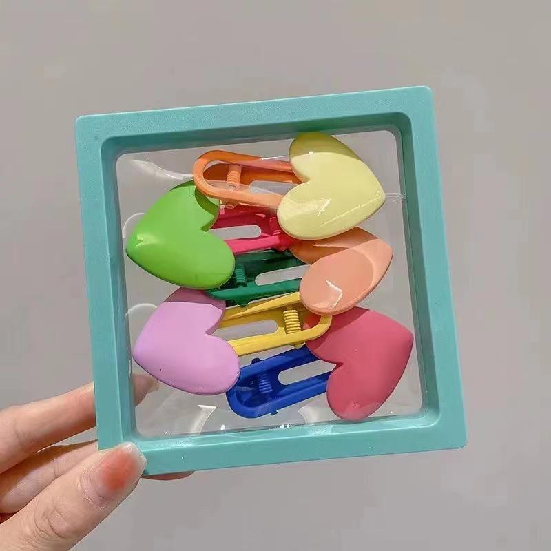 Set de agrafe colorate cu desene animate pentru fete - agrafe drăguțe cu cioc de rață și cleme laterale pentru bretonul fetițelor