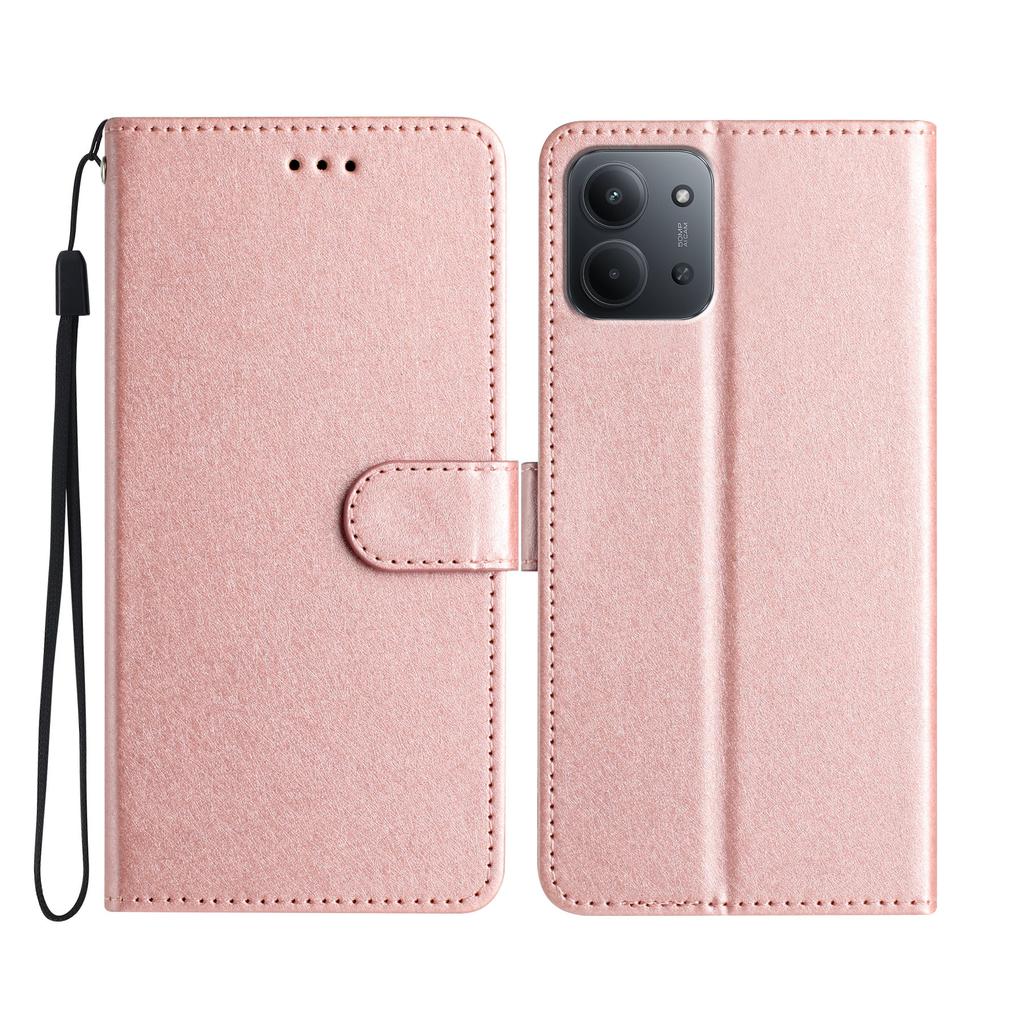 For Xiaomi Redmi 15C 4G (Global) (171mm) Wallet Case Leather Folio Phone Cover Magnetic Clasp