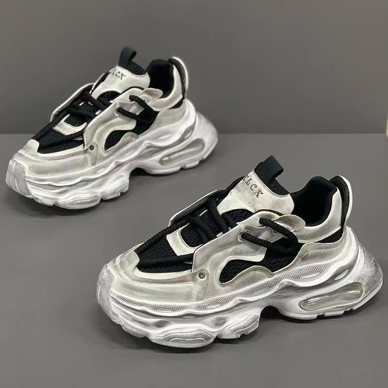 Дизайнерские кроссовки на высокой платформе для мужчин Удобные дышащие спортивные — фото 11