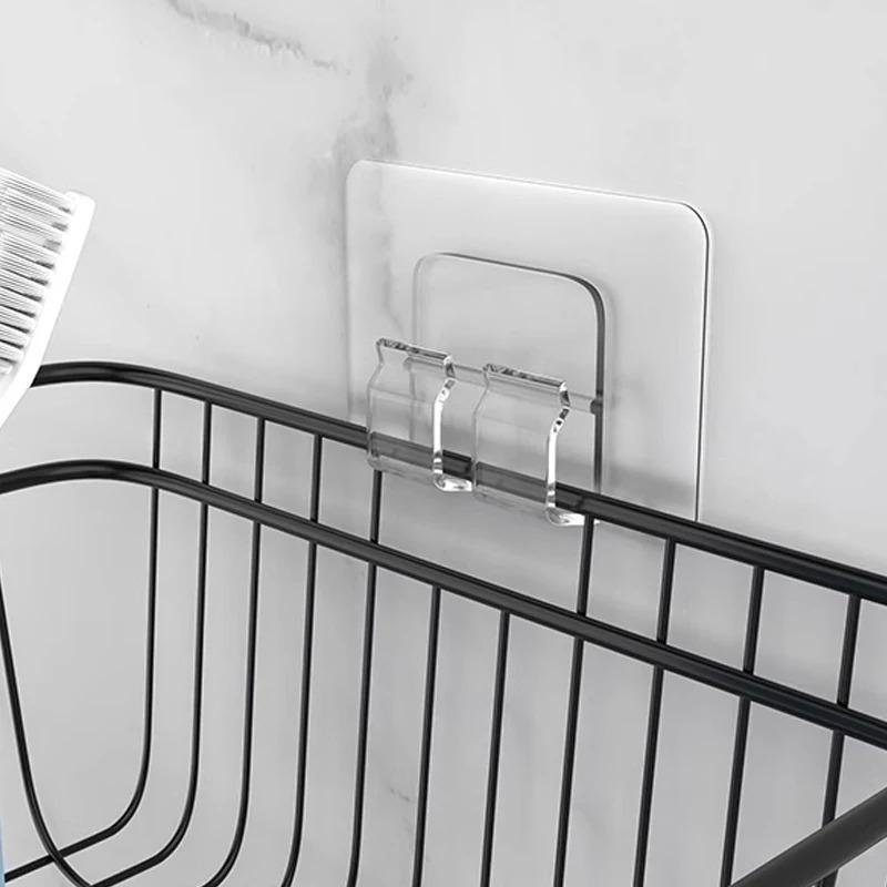Klebehaken für Outdoor-Lichterketten-Clips, Transparente Starke Selbstklebende Haken für Zuhause, Badezimmer, Küche, Wandhaken
