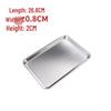 XUNIAN 304 Stainless Steel Rectangular Serving Tray