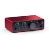 FOCUSRITE Scarlett Solo 4th Gen USB Audio Interface Guitar Vocal Producer High-Fidelity Studio Recording Includes Software