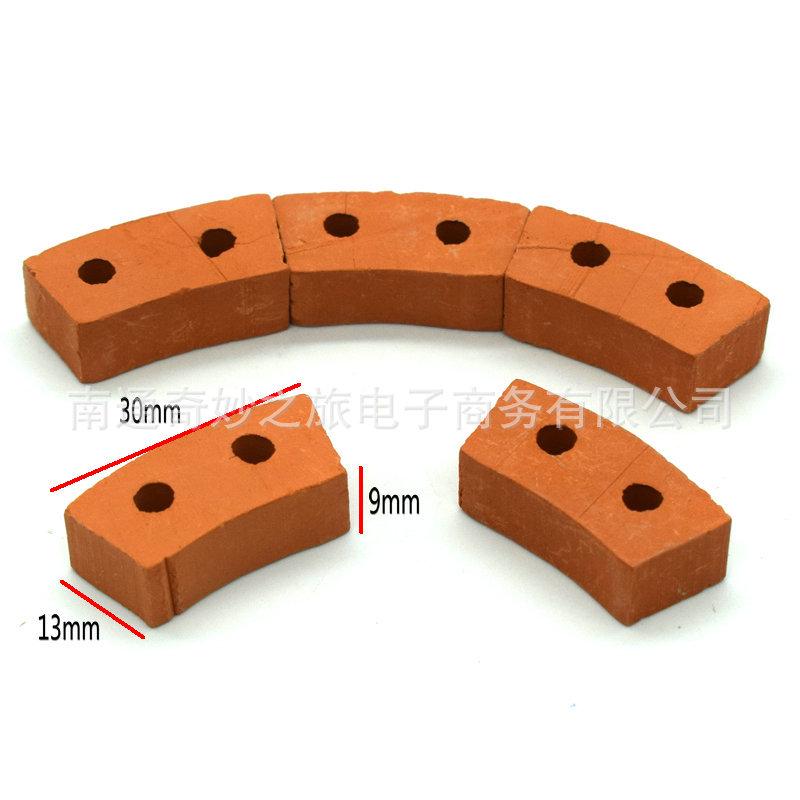 1:Kit de bricolaj cu 16 case de cărămidă în miniatură pentru copii