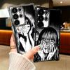 Japanese Horror Anime Plating Phone Case For Samsung Galaxy S24 S25 FE S26 Edge S23 Ultra S22 S21 Plus S20 Anti-Fall Airabag Cov