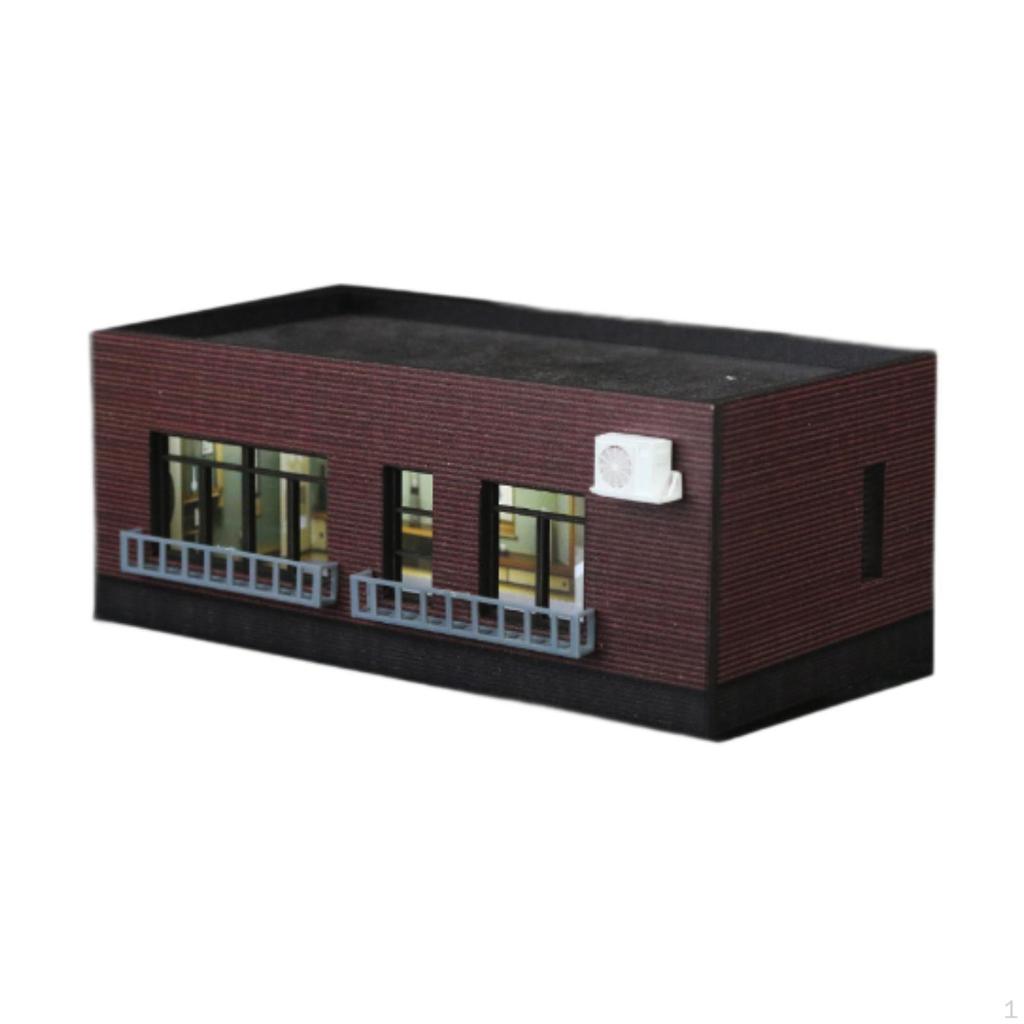 1/64 HO Model Diorama for Tabletop Use, Sand Table Accessories