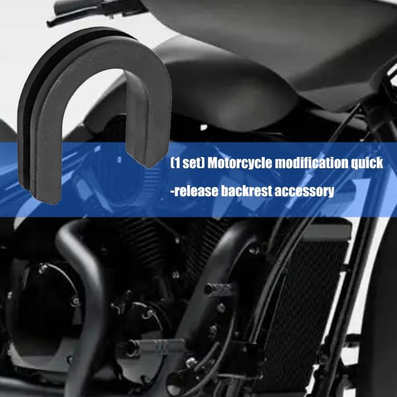 Easy Installation Bar Backrest Bushing Grommet for Street Luggage Rack Bushing Motorbike Modified Accessory