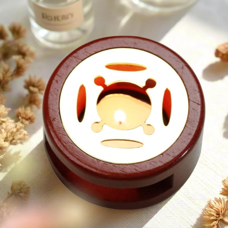 1set Wooden Paint Melting Pot Spoon Handle Spoon Wax Pad Kit Wax Heater Matching Stove Small Set Fire Paint Seal Accessories