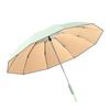 Automatic reverse umbrella, color glue umbrella, weather and rain dual-purpose shading, portable anti-ultraviolet umbrella can be