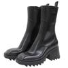 Chloe Betty Gummi-Regenstiefel, Damen, Schwarz, Größe 38, CHC19W239G800138W Schuhe 38 schwarzGebraucht