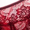 Women Briefs Lace Open Crotch Plus Size Pure Color Sweet G-string for Wedding Night