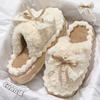 Cotton slippers women's autumn and winter new indoor home non-slip thick bottom plush warm fluffy slippers women