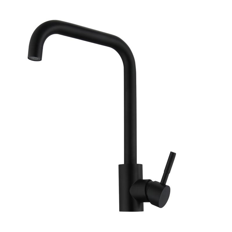 

L-Shape Grey Painted Swivel Kitchen Faucet