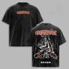 Denji Pochita Chainsaw Man Anime Clothing Men Women Oversized T-shirts Vintage Washed T Shirt Casual Cotton Tshirt Harajuku Tops