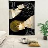 Home  Hot Sale Custom Anime Printed Tapestry Background Decorative Tapestry Wall Hanging Decor Decoration Mural Hippie Tapiz