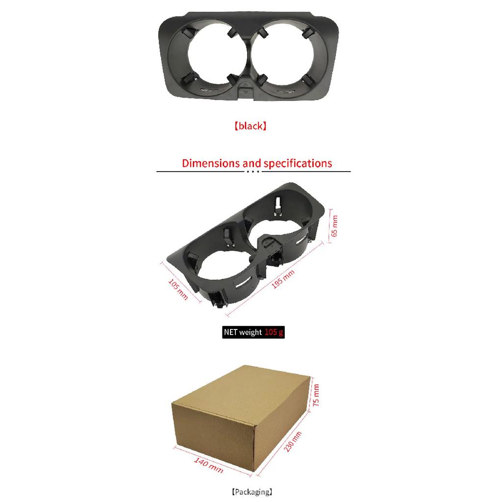 For Benz W205 W253 W213 W447 Car enter Console Insert Drinks Cup Holder For Mercedes C E GLC V Class C200 E260 GLC300 2056800691
