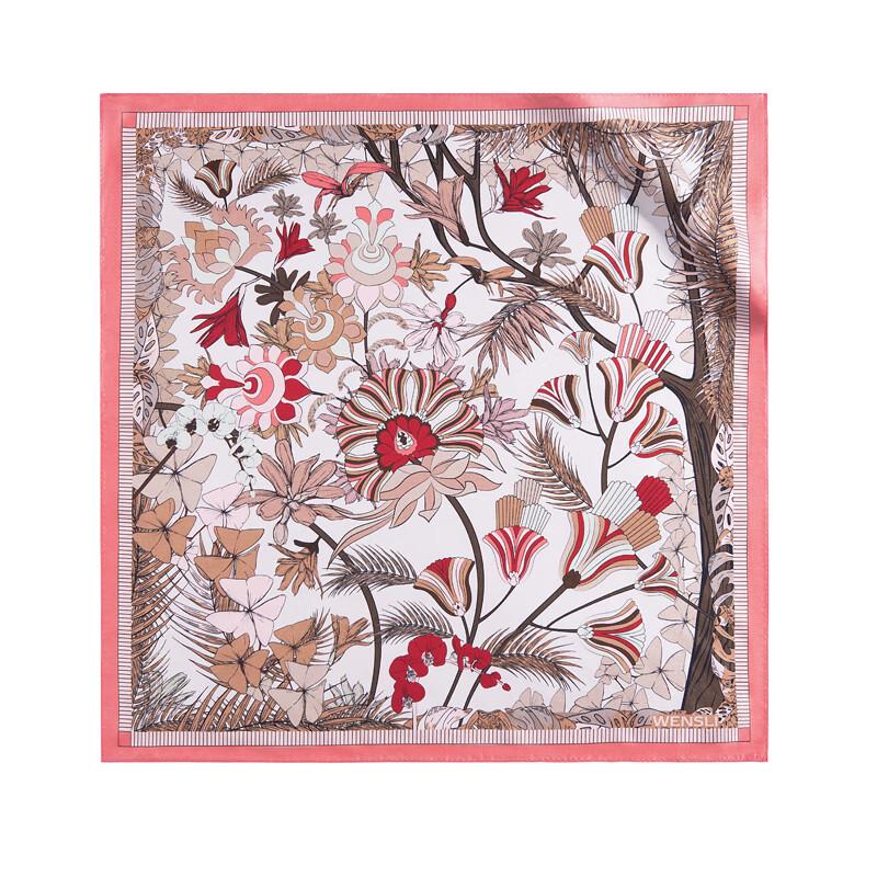 WENSLI Hangzhou Silk Small Square Scarf