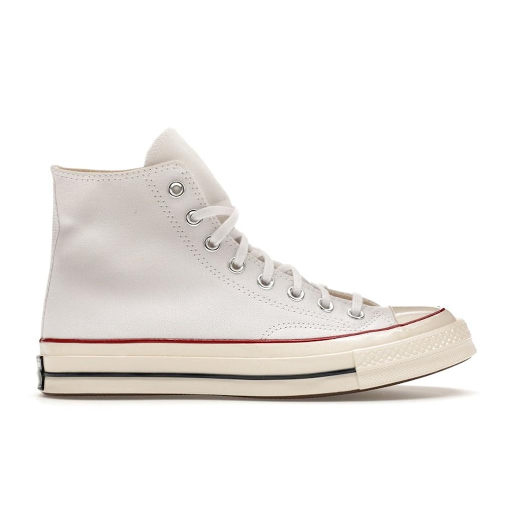 Converse Chuck 70 Hi Ivory Unisex Sneakers White Red 162056C