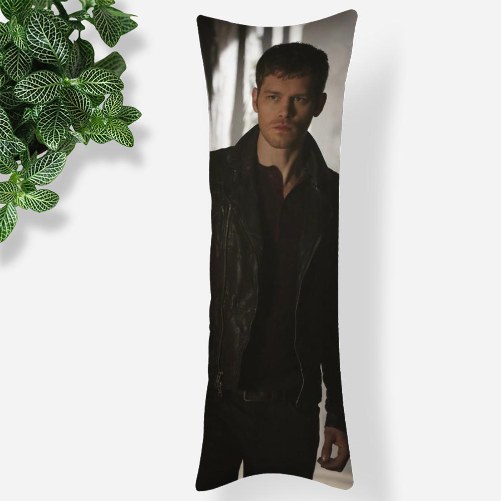 Frau Joseph Morgan Körperkissenbezug Nur 150cmx50cm Mädchen Geschenk Langes Kissenbezug Case Anpassen 8.2 35x45cm black