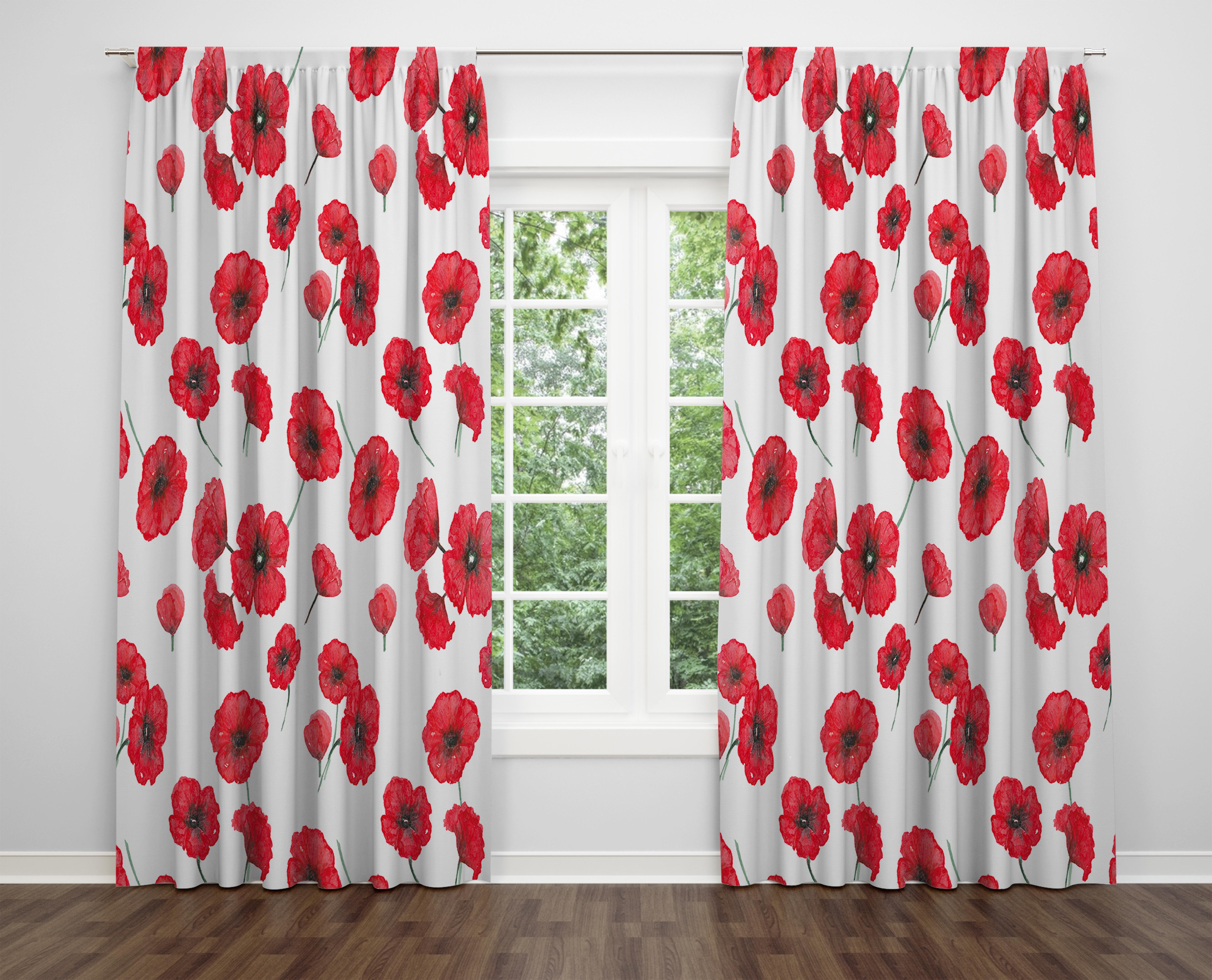 

Декоративний дизайн, високоякісна бавовняна тканина, ви можете вибрати одну або подвійну фіранку з крила 1 piece різнокольоровий